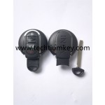 with words on back 4 button remote key shell for BMW Mini